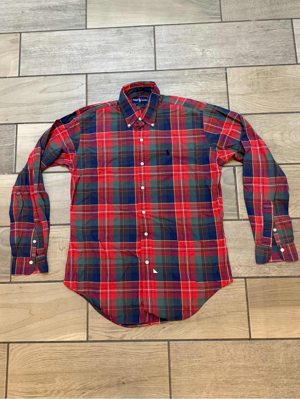 Vintage Ralph Lauren Plaid Button Down Shirt